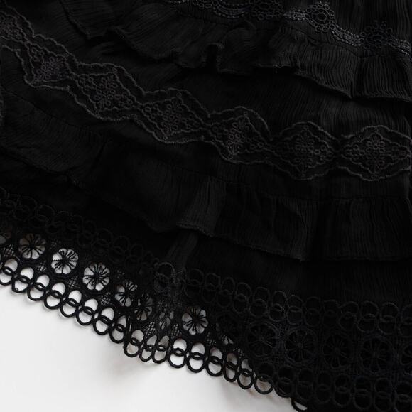 ROCOCO SAND Black Lace Dress - Size M - Picture 6 of 9